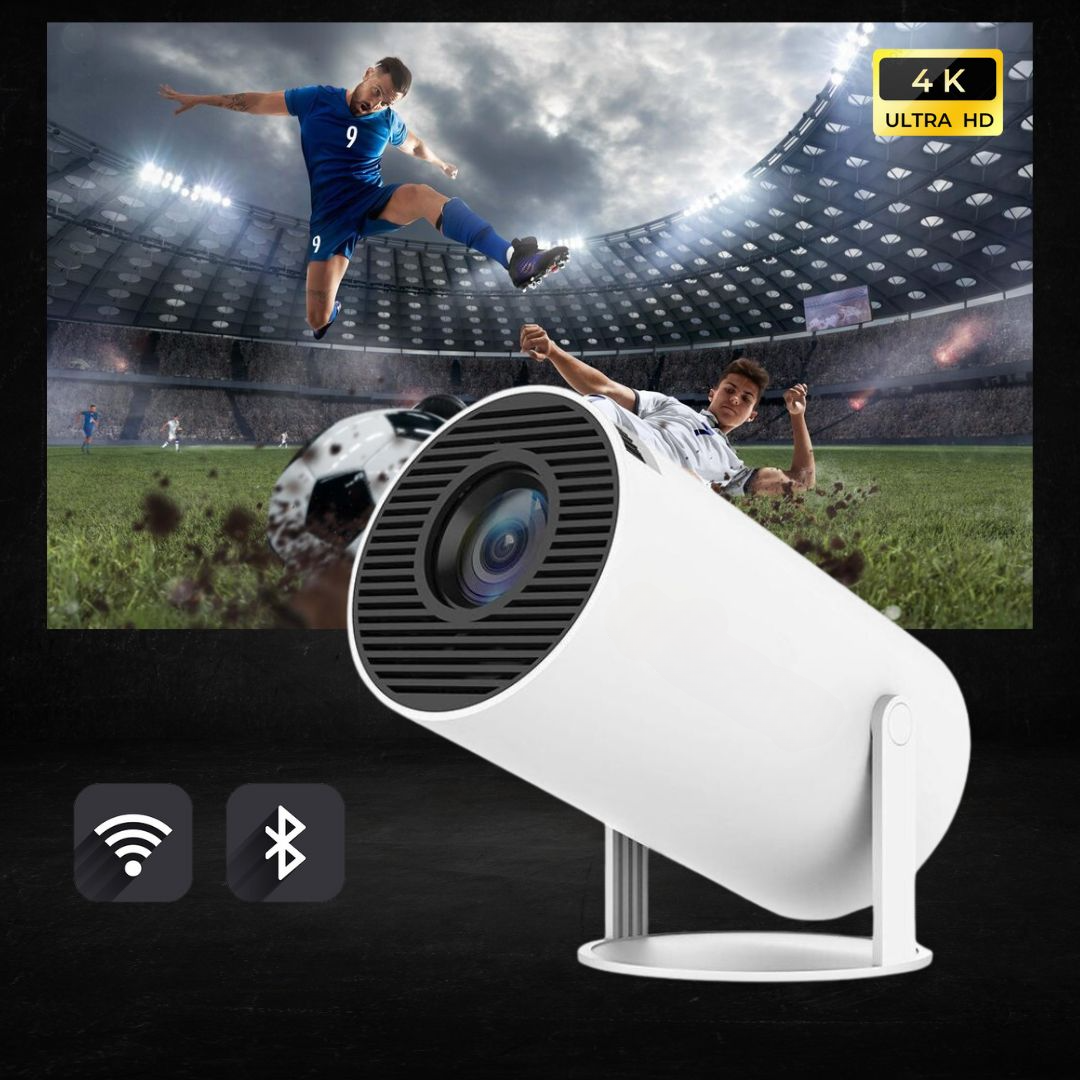 ProjLux® VideoProjector 4K ( Compatible with iPhone & Android)